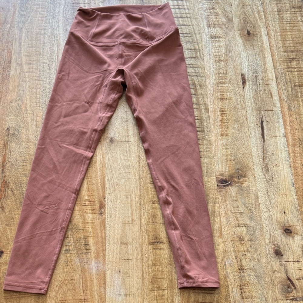 Free People FP Movement Never Better peach brown tan high waisted leggings XS